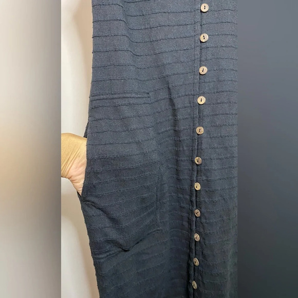 Free People Beach Black Lafayette Midi Dress Size XS - Picture 3 of 9